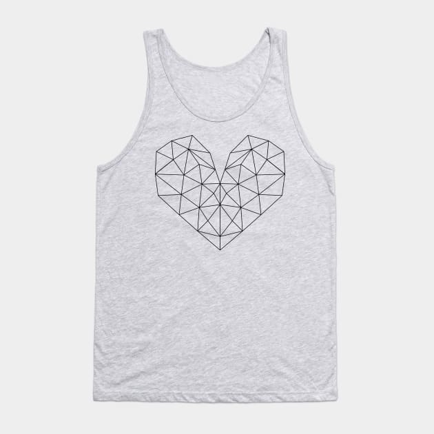 Crystal heart. Tank Top by senkova